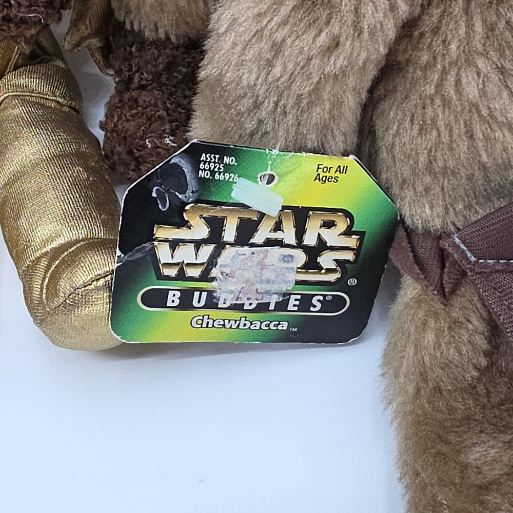 Star Wars‎ Buddies Lot of 6 Beanie Stuffed Toys Rare 6" Licensed 1997 Kenner - Picture 6 of 7